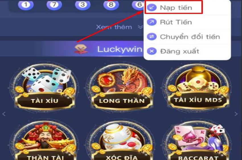 Đối với phương thức nạp tiền Luck8 bằng thẻ cào